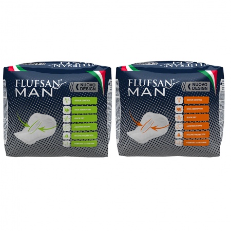 Flufsan Incontinence Pads for Men