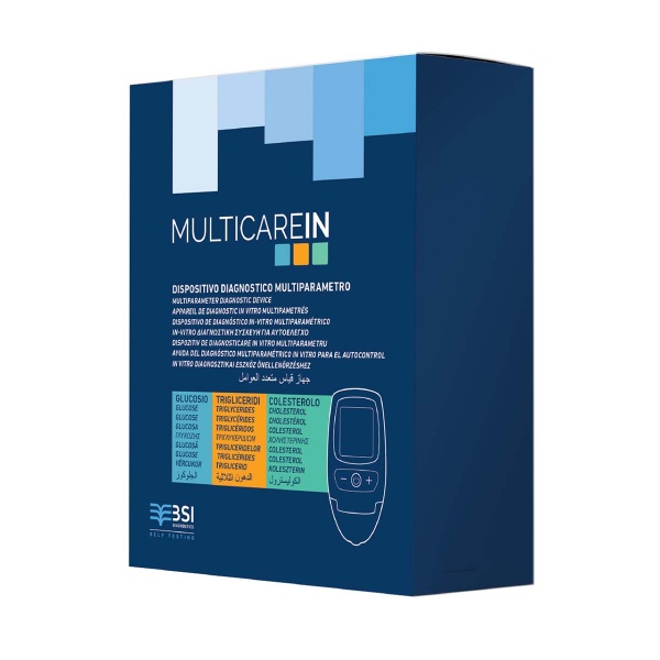 MultiCare IN Cholesterol, Glucose & Triglyceride Meter Test Kit