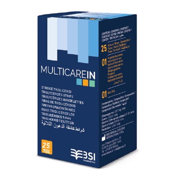 MultiCare IN Triglyceride Strips (25's)