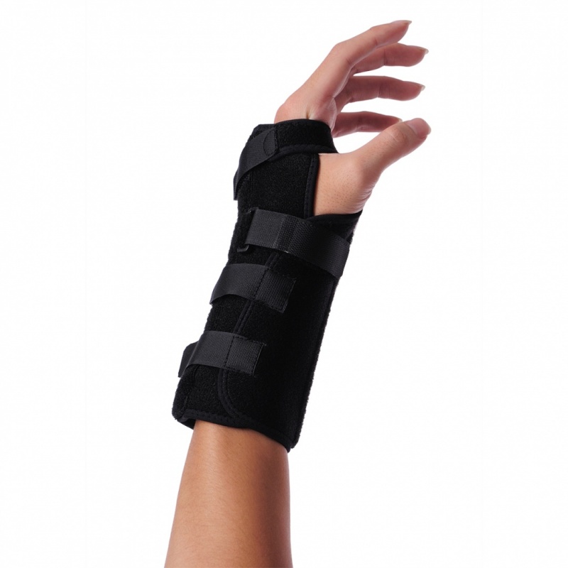Wrist splint with aluminium stays