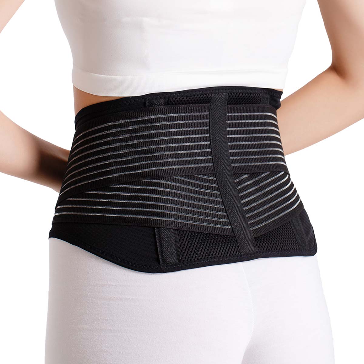 8-inch Breathable Lumbar Support with 2 plastic stays