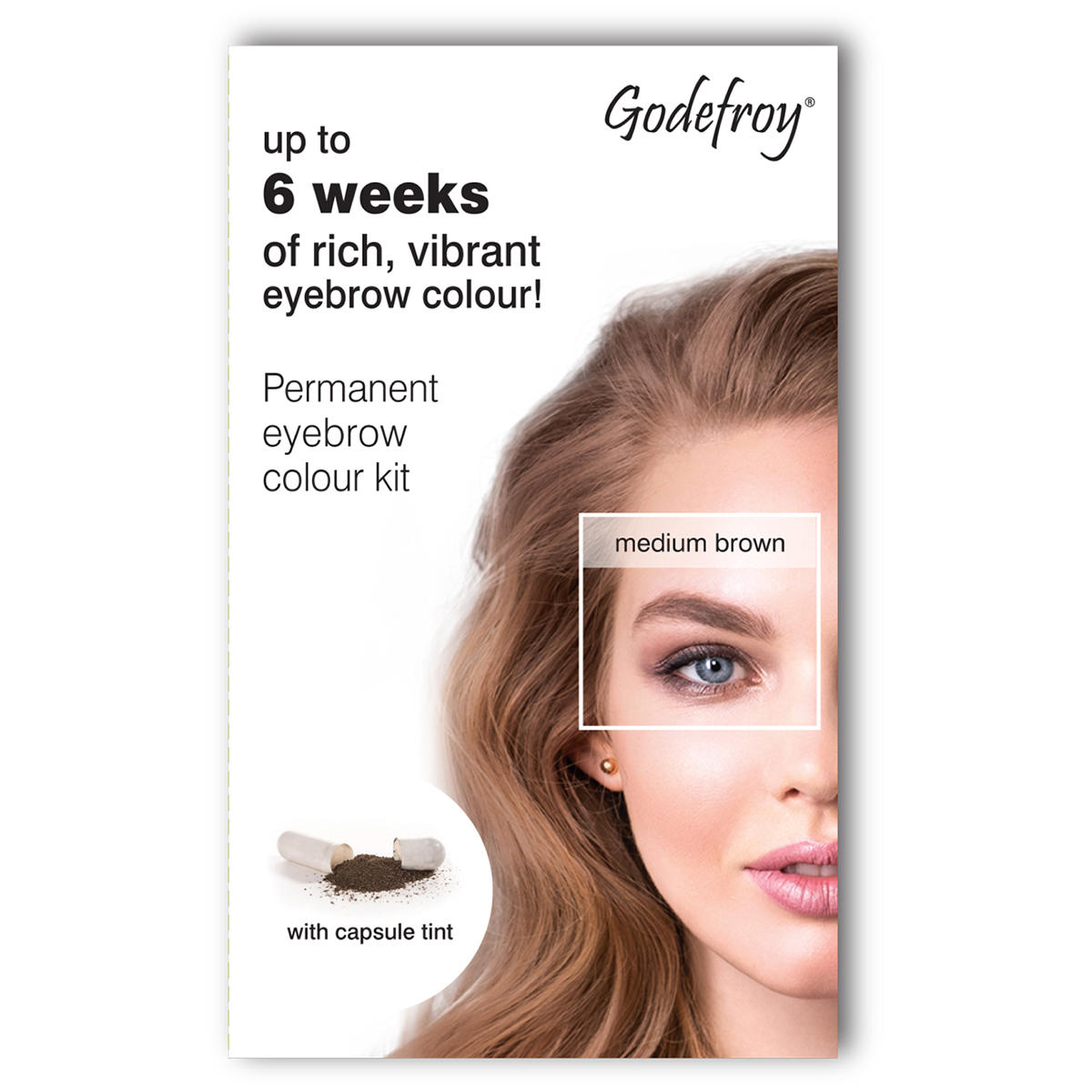 Godefroy Permanent Instant Eyebrow Tint Kit Various Colours available